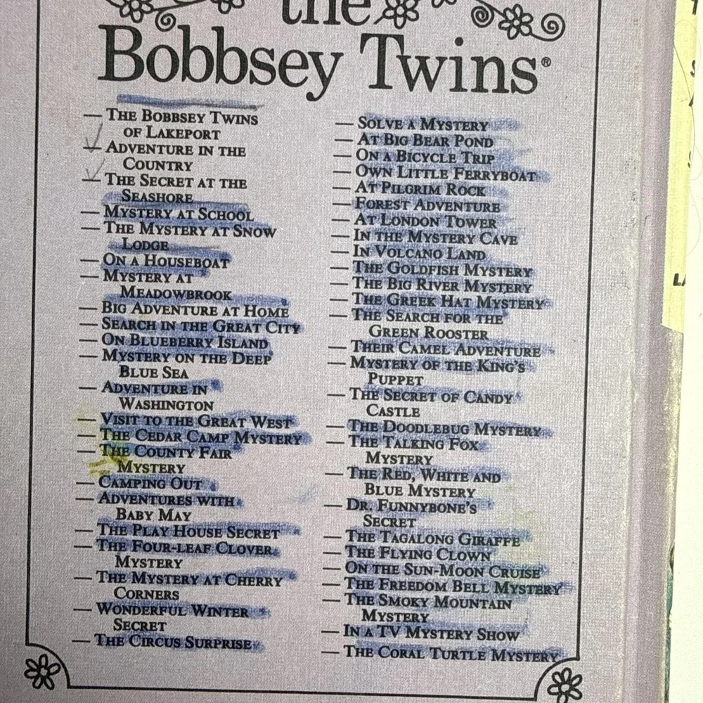 Vintage Nancy Drew‎ Hardy Boys Boxcar Children Bobbsey Twins Hardcover Book Lot